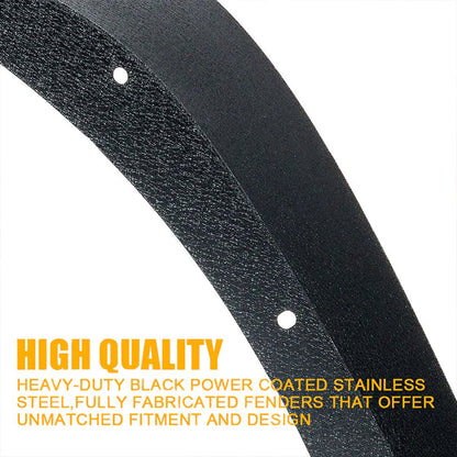 Grind Series Steel Fender Flare Kit – Fits 2018+ Jeep Wrangler JL