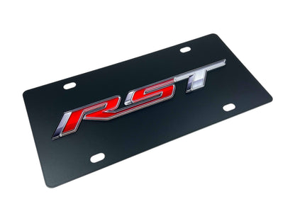 Chevrolet RST Carbon Steel License Plate