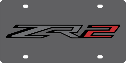 Chevrolet ZR2 Heavy-Duty Steel License Plate Frame