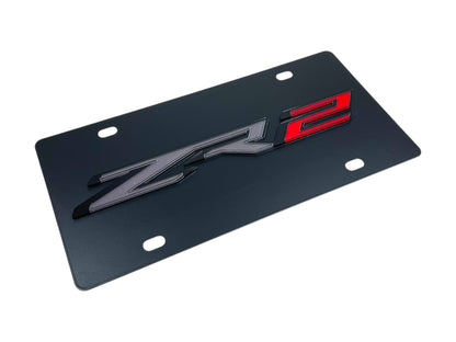 Chevrolet ZR2 Heavy-Duty Steel License Plate Frame