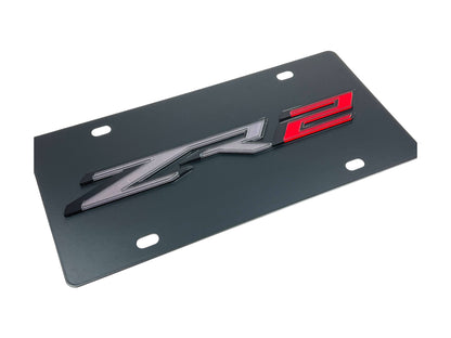 Chevrolet ZR2 Heavy-Duty Steel License Plate Frame