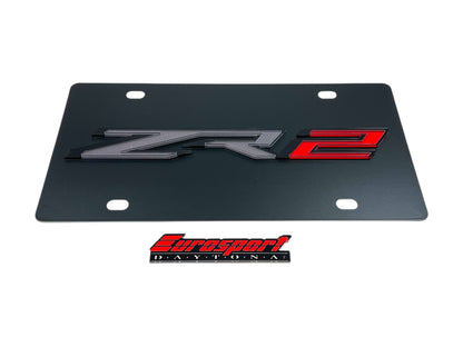 Chevrolet ZR2 Heavy-Duty Steel License Plate Frame