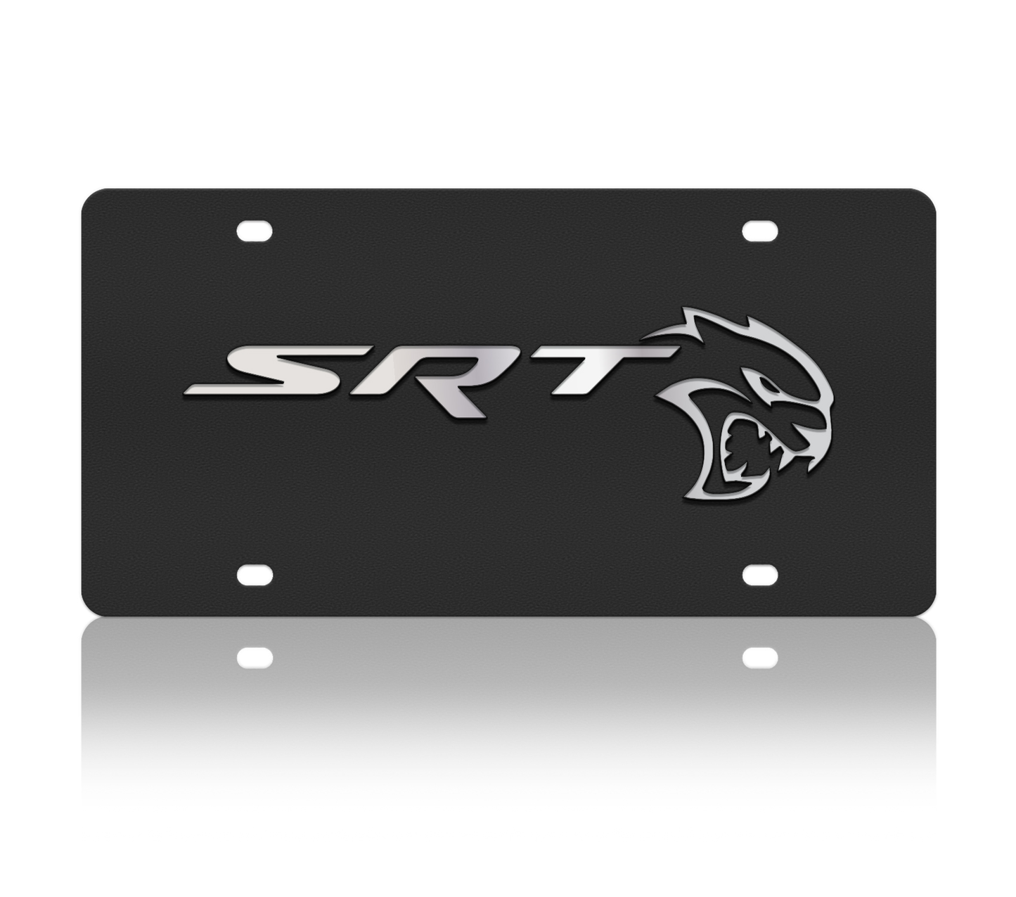 Dodge SRT Hellcat Carbon Steel License Plate