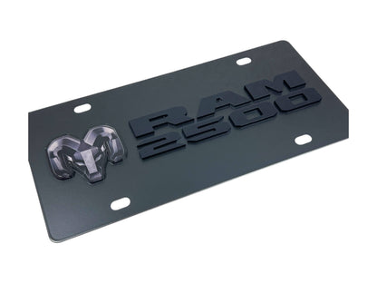 Dodge Ram 2500 Carbon Steel License Plate