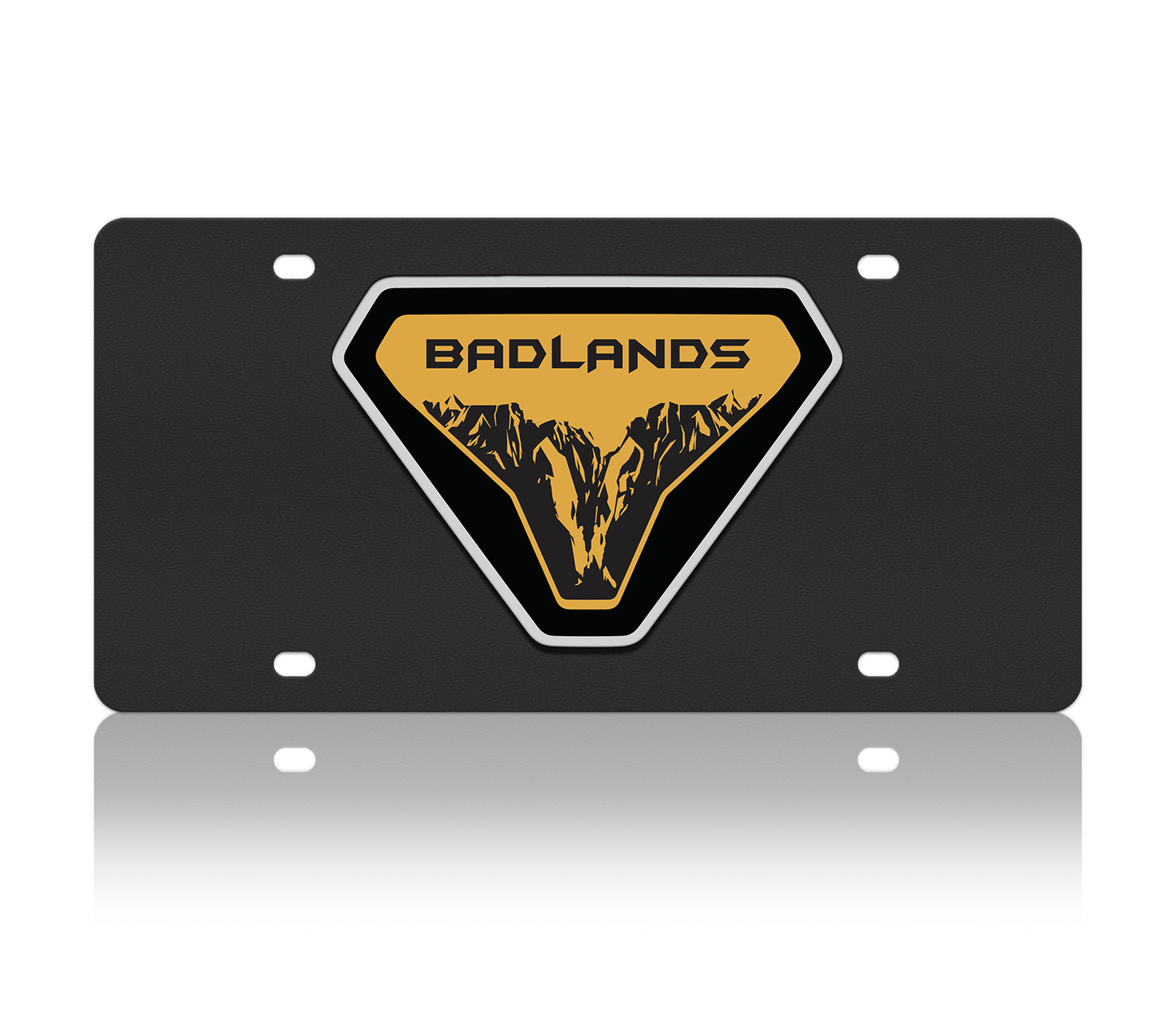 Ford Bronco Badlands Carbon Steel License Plate