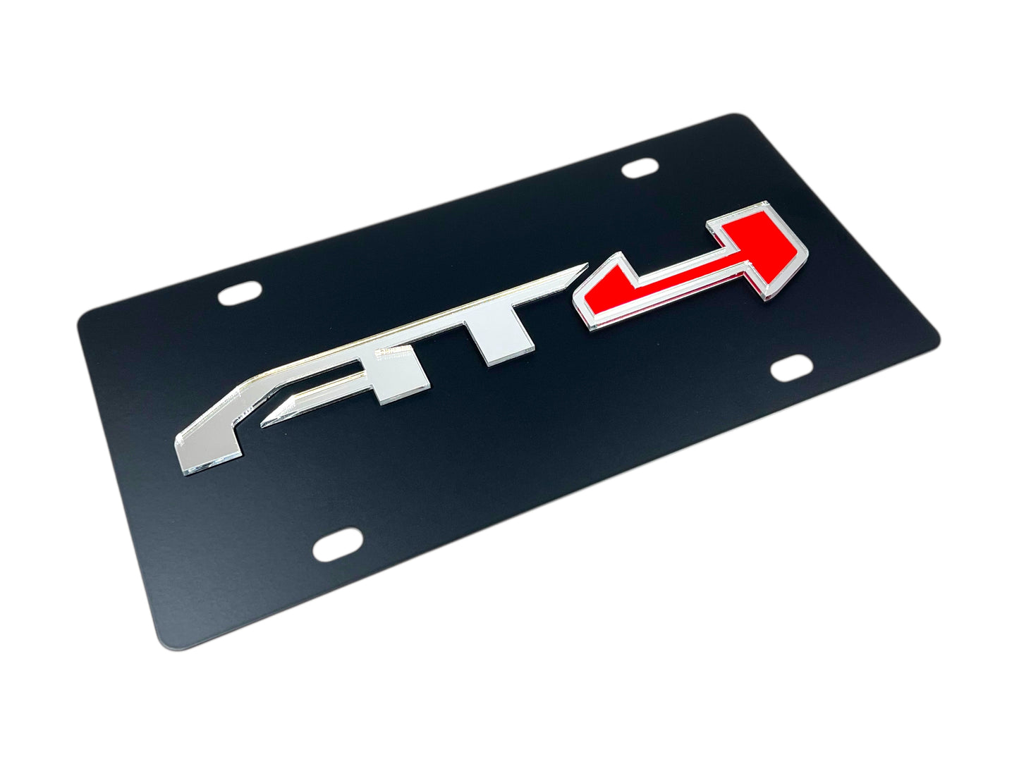 GMC AT4 Carbon Steel License Plate