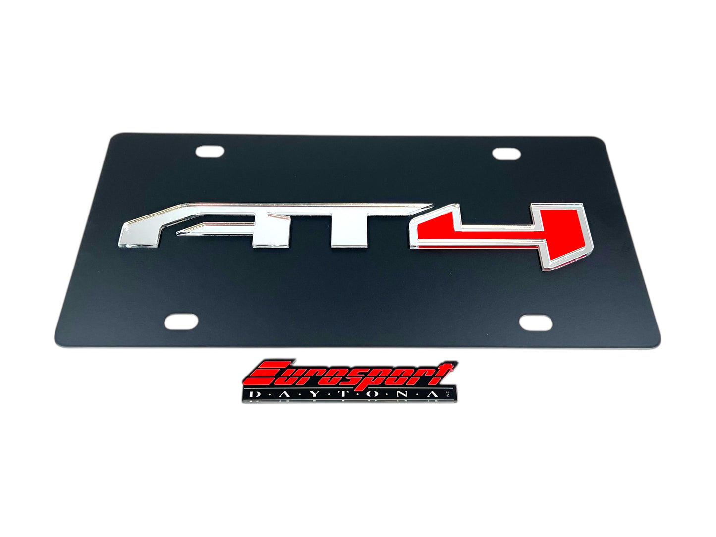 GMC AT4 Carbon Steel License Plate