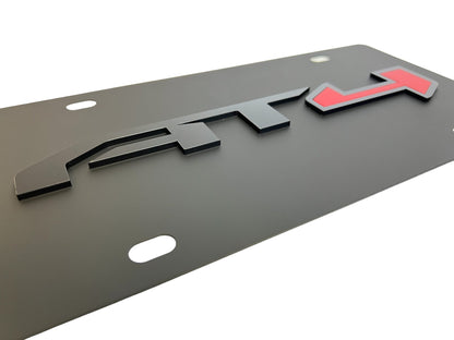 GMC AT4 Carbon Steel License Plate