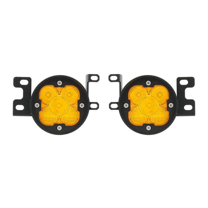 3 Inch 80W 9600LM LED Fog Lights Kit White/Yellow Beam for 2012-2022 Toyota Tacoma/ 2010-2022 Toyota 4Runner / 2014-2022 Toyota Tundra