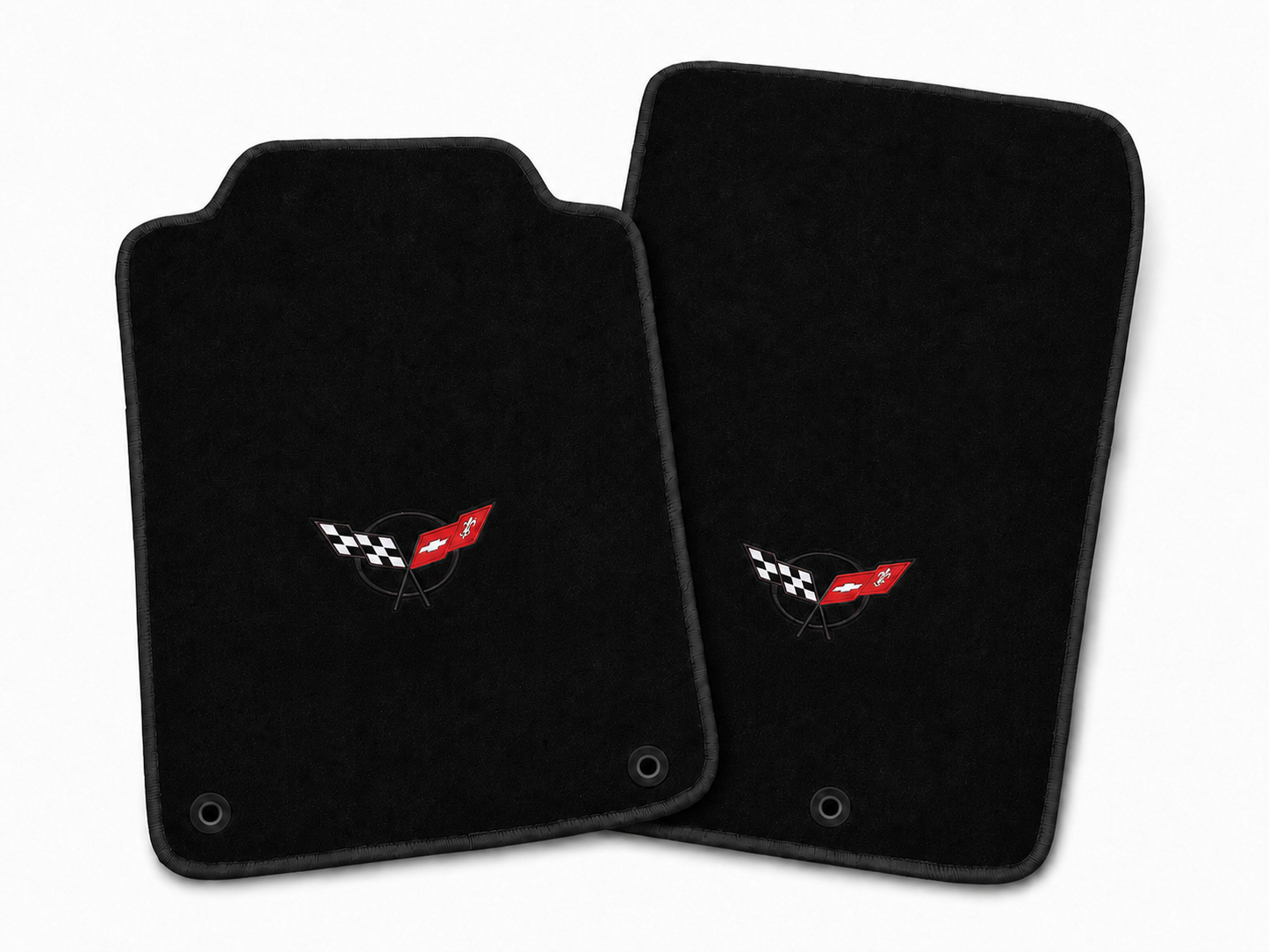 1997–2004 Chevrolet Corvette C5 Premium 18 oz Carpet Floor Mats – Licensed Logos