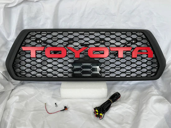 Aftermarket Honeycomb Grille for 2016–2023 Toyota Tacoma (Non-OEM)