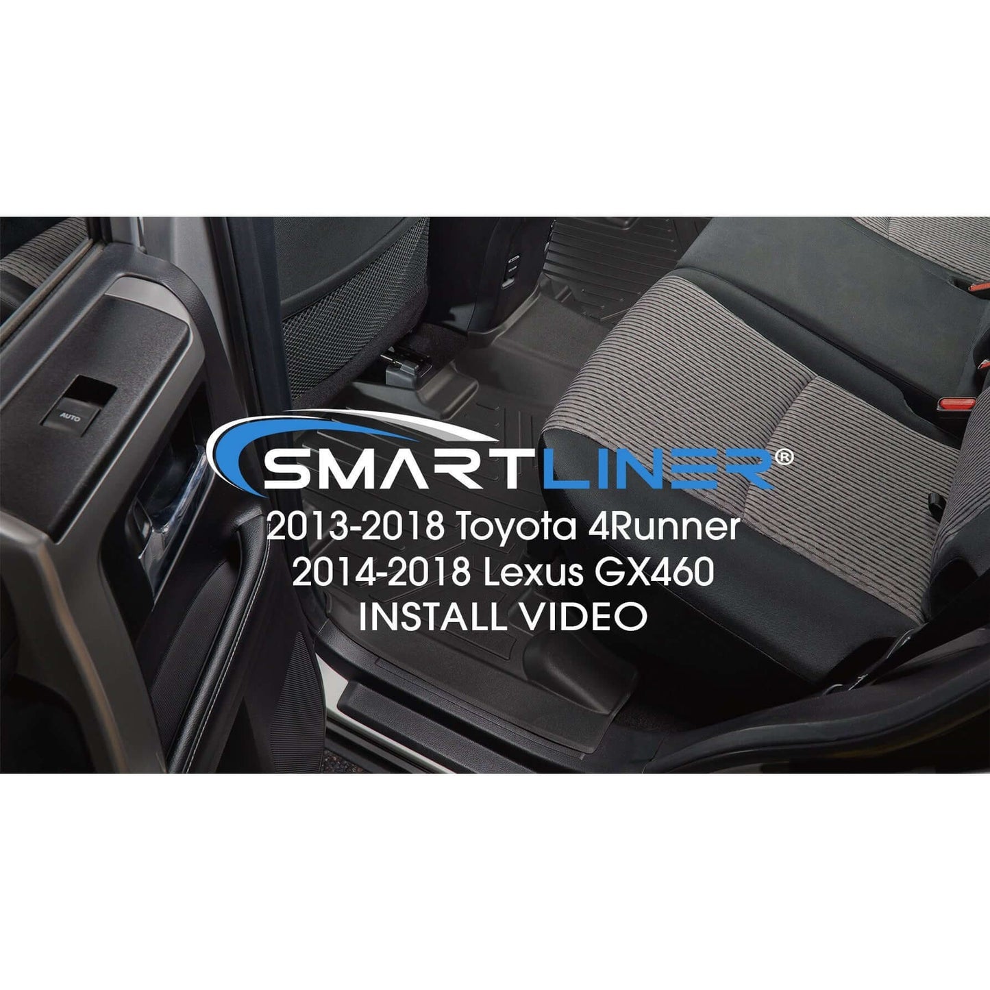 Custom Fit Floor Liners for 2013–2024 Toyota 4Runner – 7 Passenger with 3rd Row Seats