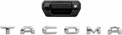 Chrome Tailgate Lettering Insert for 2024-2026 Toyota Tacoma, Emblem Badge Decal Overlay