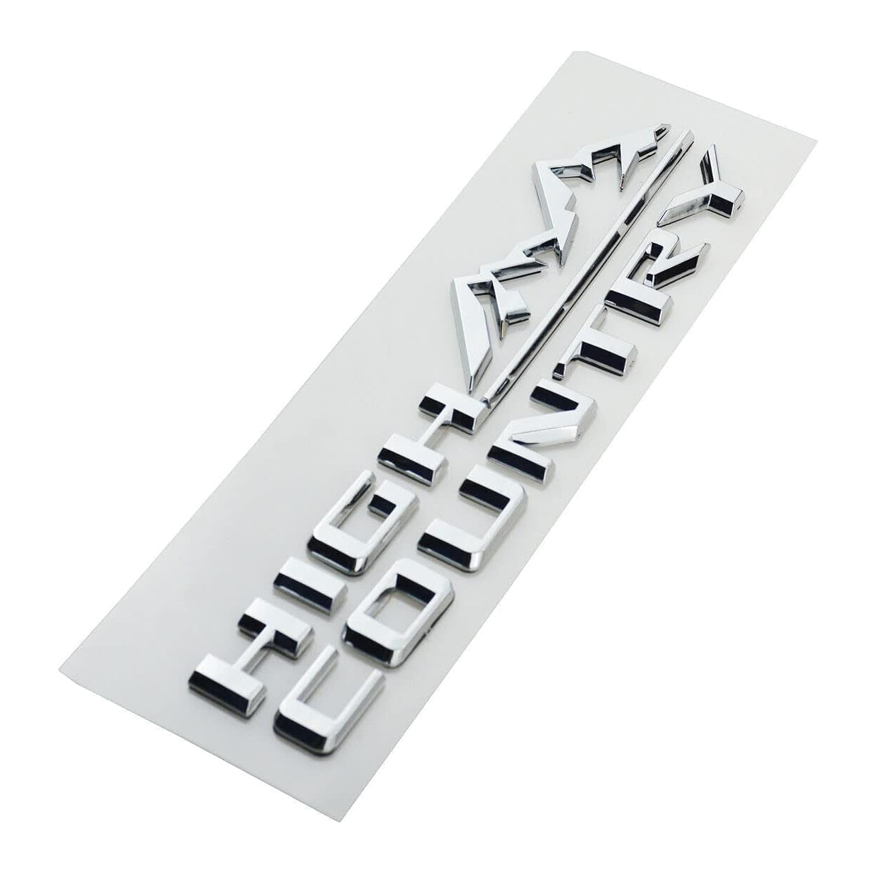 1Pc High Country Emblem Rear Tailgate Letter Logo Car Badge Nameplate Replacement for 2019-2025 Tahoe Silverado