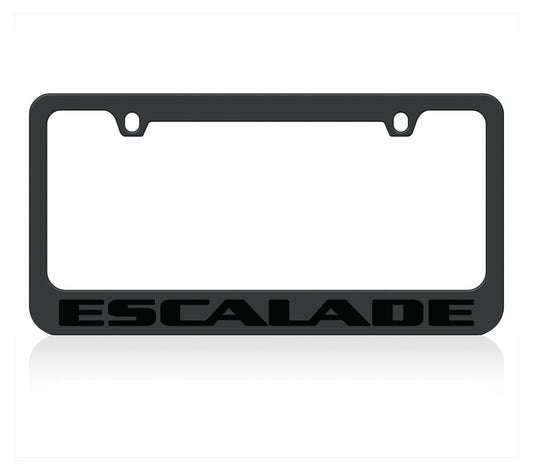 2019 Cadillac Escalade Black License Plate Frame