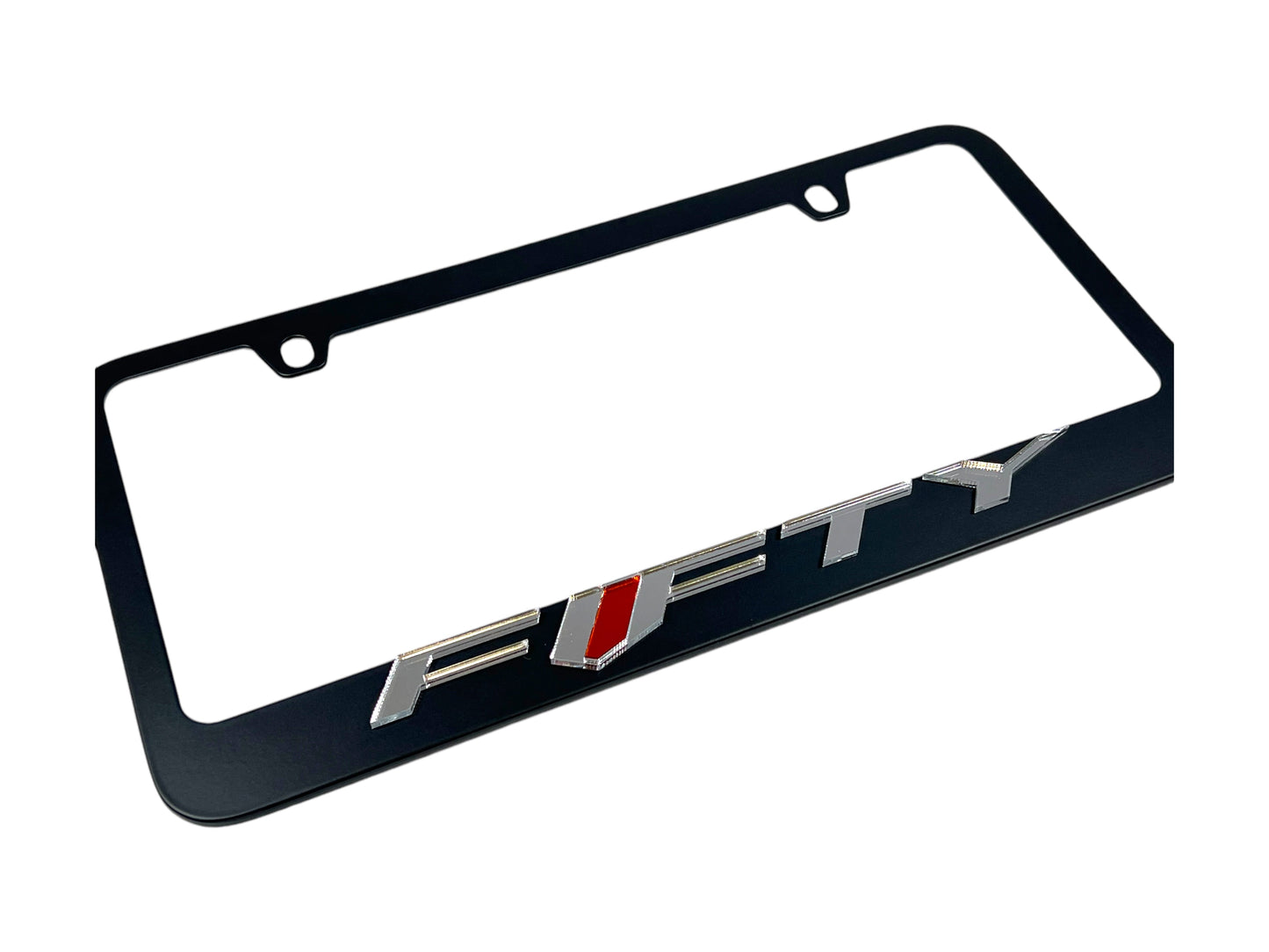 Chevrolet Camaro Fifty Black License Plate Frame