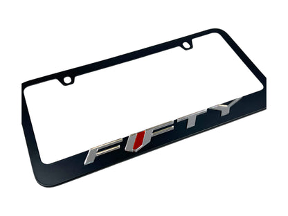 Chevrolet Camaro Fifty Black License Plate Frame
