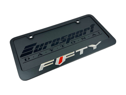 Chevrolet Camaro Fifty Black License Plate Frame