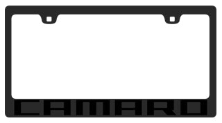 2010 Chevrolet Camaro Black License Plate Frame