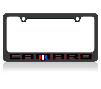 2018 Chevrolet Camaro Redline Black License Plate Frame