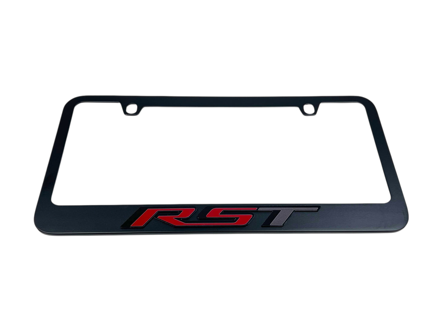 RST Black License Plate Frame for Chevrolet