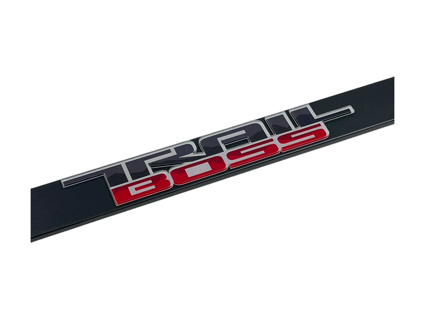 Chevrolet Trail Boss Black License Plate Frame