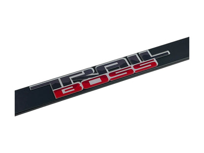 Chevrolet Trail Boss Black License Plate Frame