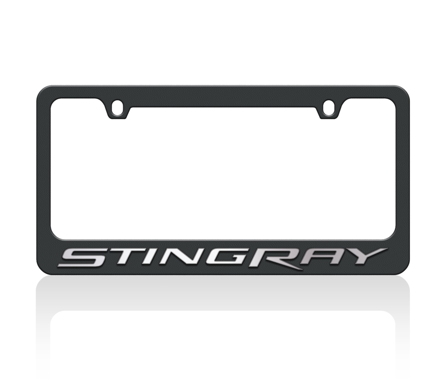 Chevrolet Corvette C7 Stingray Black License Plate Frame