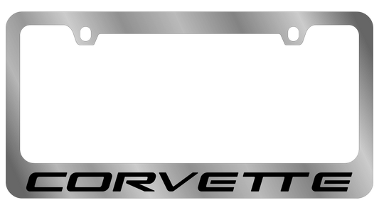 C5 Corvette Chrome License Plate Frame