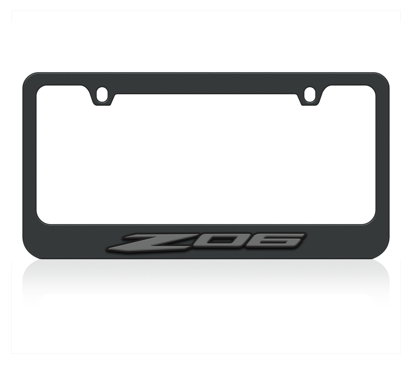 Chevrolet Corvette C8 Z06 Black License Plate Frame