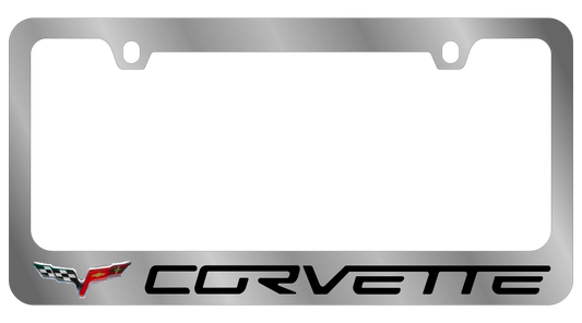 Chevrolet Corvette C6 Chrome License Plate Frame