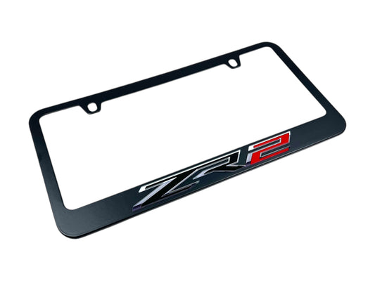 Chevrolet ZR2 Black License Plate Frame