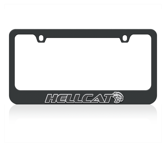 Dodge Hellcat Black License Plate Frame