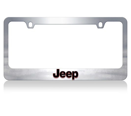 Jeep Chrome License Plate Frame