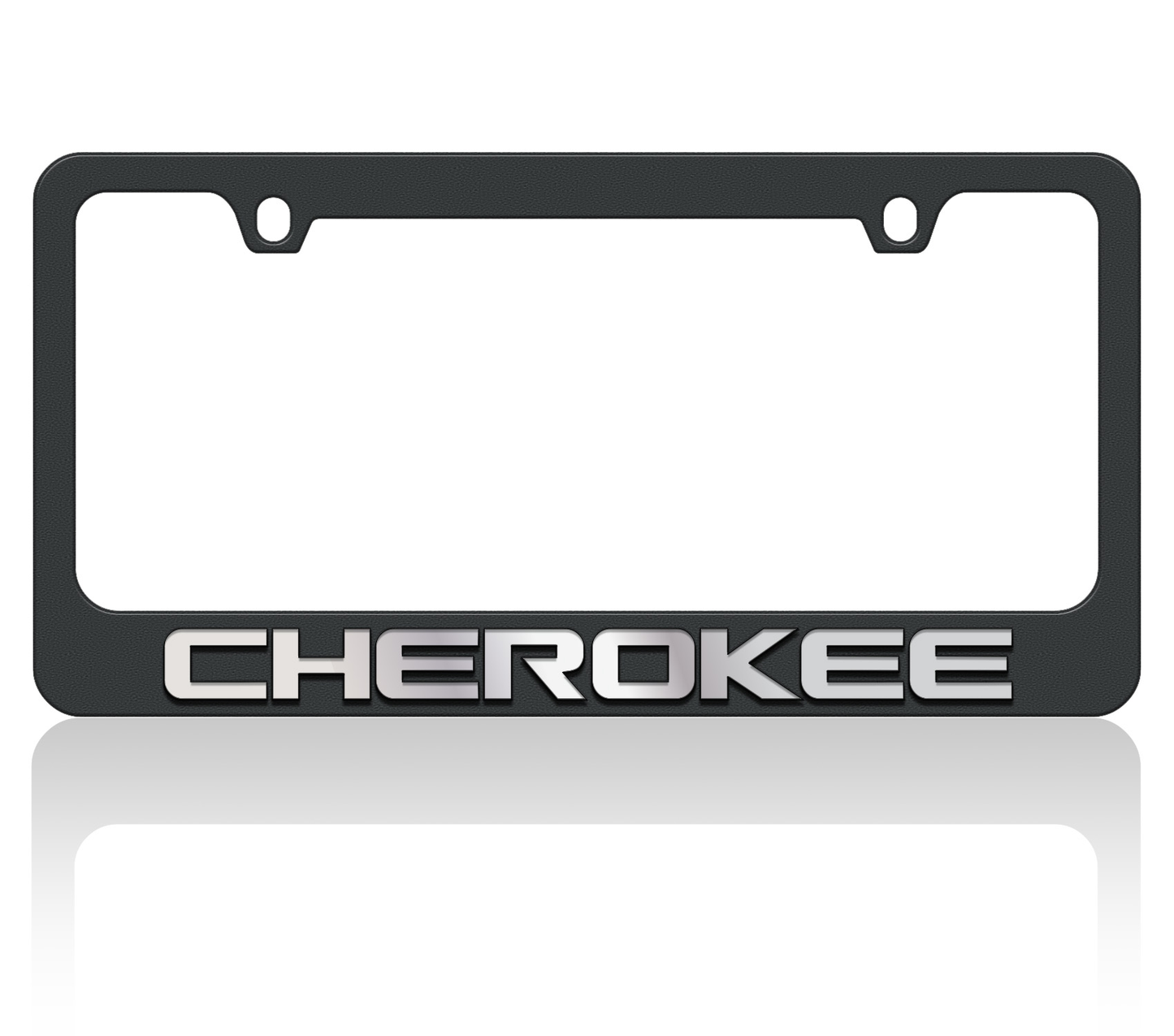 Jeep Cherokee Black License Plate Frame