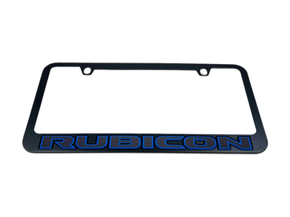 Jeep Rubicon Black License Plate Frame