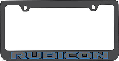 Jeep Rubicon Black License Plate Frame