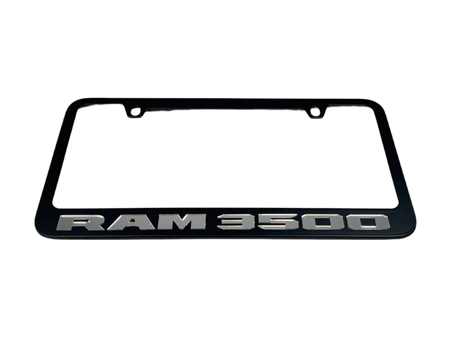 Ram 3500 Black Powder-Coated License Plate Frame
