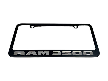 Ram 3500 Black Powder-Coated License Plate Frame