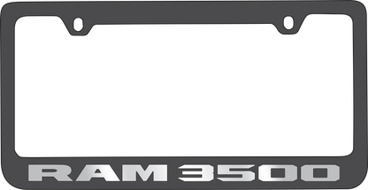 Ram 3500 Black Powder-Coated License Plate Frame