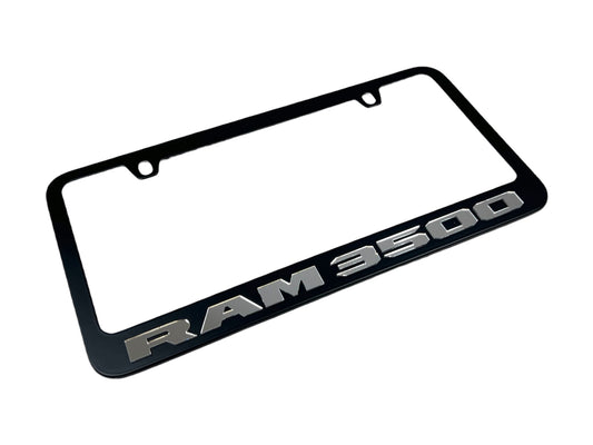 Ram 3500 Black Powder-Coated License Plate Frame