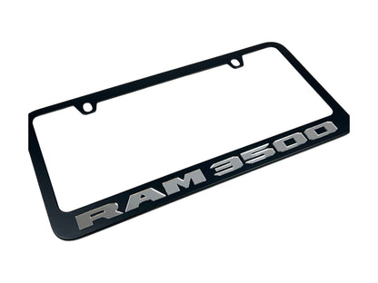 Ram 3500 Black Powder-Coated License Plate Frame
