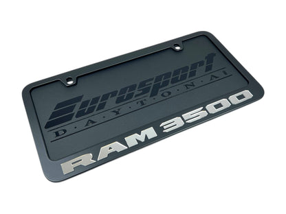 Ram 3500 Black Powder-Coated License Plate Frame