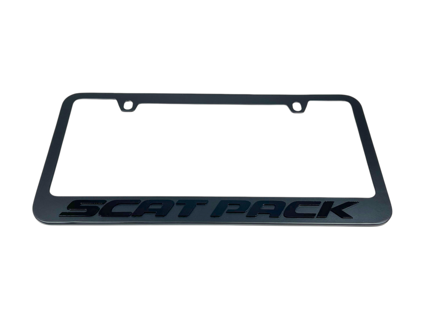 Dodge Scat Pack Blacked Out License Plate Frame