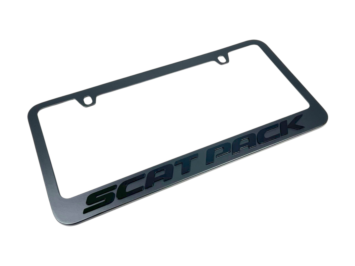 Dodge Scat Pack Blacked Out License Plate Frame