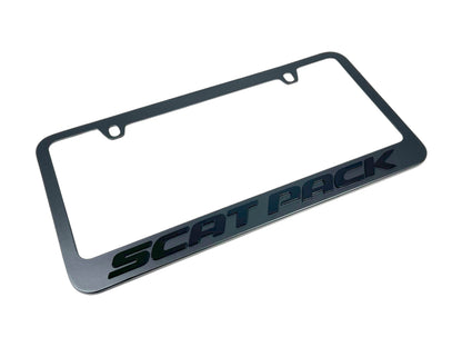 Dodge Scat Pack Blacked Out License Plate Frame