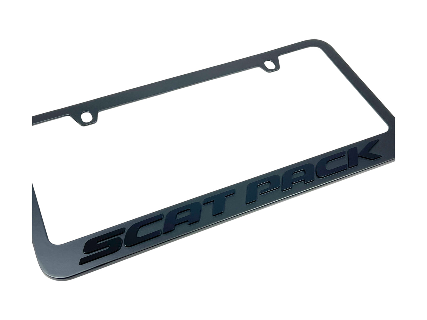 Dodge Scat Pack Blacked Out License Plate Frame