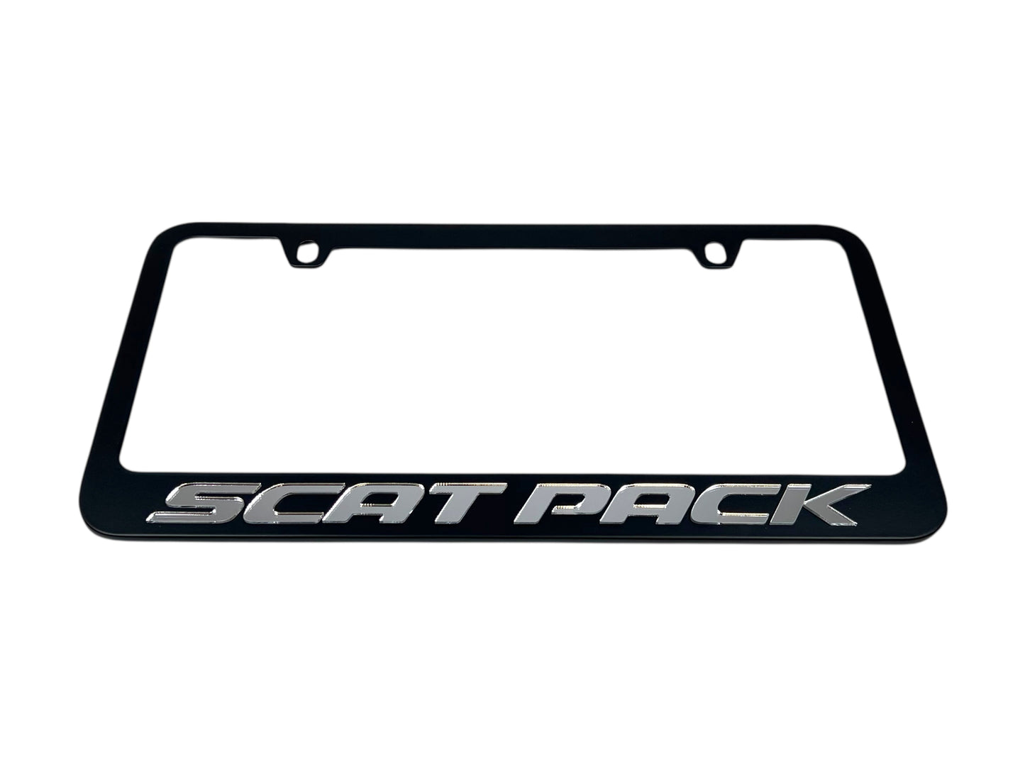 Dodge Scat Pack Black License Plate Frame