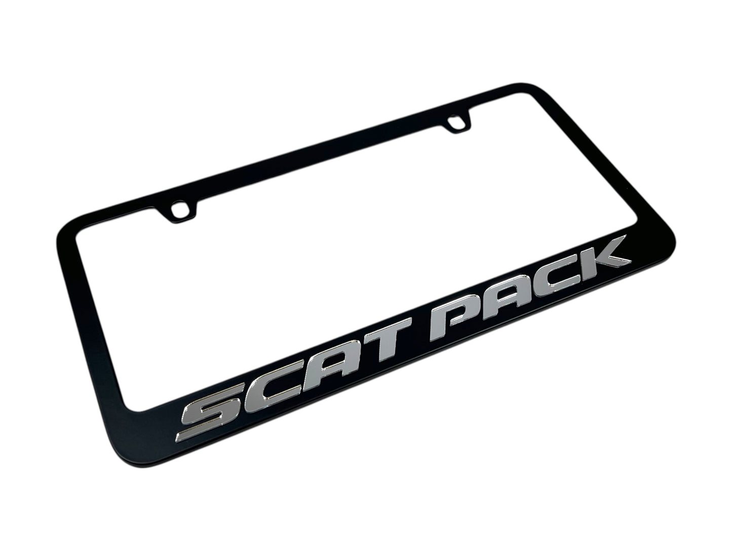 Dodge Scat Pack Black License Plate Frame