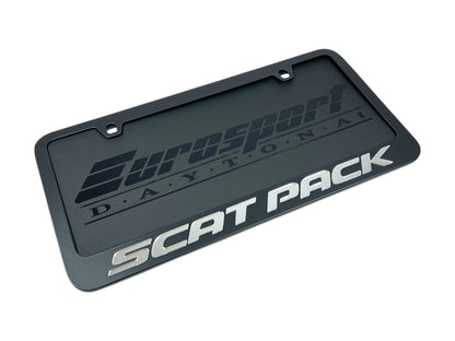 Dodge Scat Pack Black License Plate Frame